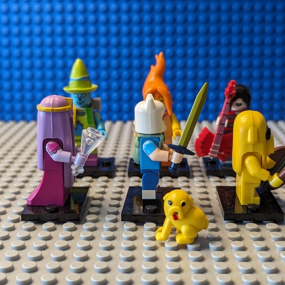 6 Minifigures- Adventure Time Anime Building Block Toy Action Figure - Picture 2 of 5